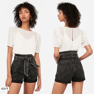 NWOT Express High Waisted Shorts